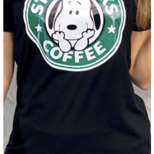 Camiseta Snoopy Starbucks