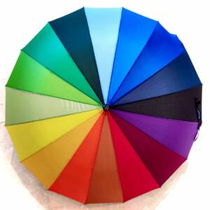 Maxi paraguas multicolor