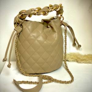Bolso taupe cocó